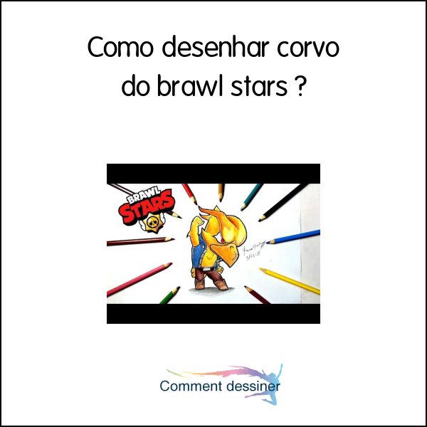 Como desenhar corvo do brawl stars